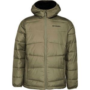 Columbia FIVEMILE BUTTE HOODED JACKET Pánska zimná bunda, khaki, veľkosť M