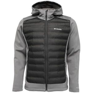 Columbia OUT-SHIELD INSULATED FULL ZIP HOODIE Pánska hybridná bunda, tmavo sivá, veľkosť M