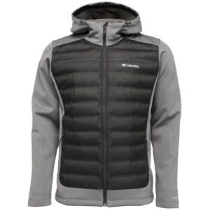 Columbia OUT-SHIELD INSULATED FULL ZIP HOODIE Pánska hybridná bunda, tmavo sivá, veľkosť XL