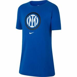 Nike INTER MILAN CREST Chlapčenské tričko, modrá, veľkosť M