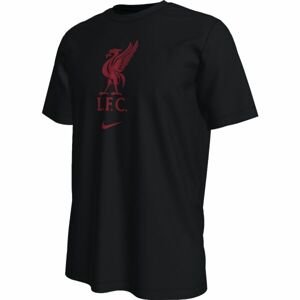 Nike LFC M NK CREST SS TEE Pánske tričko, čierna, veľkosť L