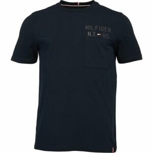Tommy Hilfiger GRAPHIC S/S TEE Pánske tričko, tmavo modrá, veľkosť M