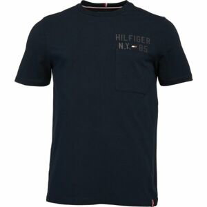 Tommy Hilfiger GRAPHIC S/S TEE Pánske tričko, tmavo modrá, veľkosť XL