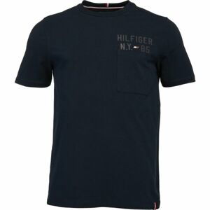 Tommy Hilfiger GRAPHIC S/S TEE Pánske tričko, tmavo modrá, veľkosť XL
