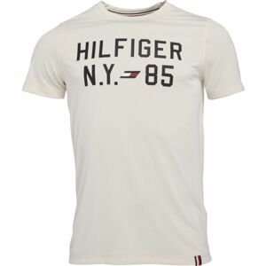 Tommy Hilfiger GRAPHIC S/S TRAINING TEE Pánske tričko, biela, veľkosť L