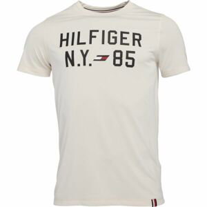 Tommy Hilfiger GRAPHIC S/S TRAINING TEE Pánske tričko, biela, veľkosť S