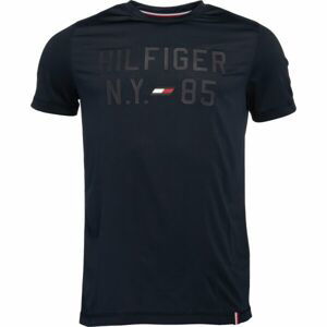 Tommy Hilfiger GRAPHIC S/S TRAINING TEE Pánske tričko, tmavo modrá, veľkosť