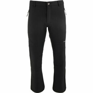 ALPINE PRO Pánske softshellové nohavice Pánske softshellové nohavice, čierna, veľkosť 54