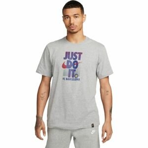 Nike FC BARCELONA Pánske tričko, sivá, veľkosť 2XL