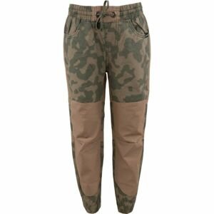 ALPINE PRO Chlapčenské outdoorové nohavice Chlapčenské outdoorové nohavice, hnedá, veľkosť 128-134