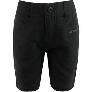 ALPINE PRO FEBRO Detské nohavice, čierna, veľkosť 128-134