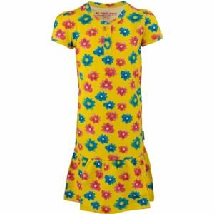 ALPINE PRO KORDO Detské šaty, žltá, veľkosť 104-110