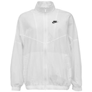 Nike NSW ESSNTL WR WVN JKT Dámska bežecká bunda, biela, veľkosť L