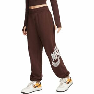 Nike NSW FLC OS PANT SB DNC Dámske tepláky, hnedá, veľkosť XS