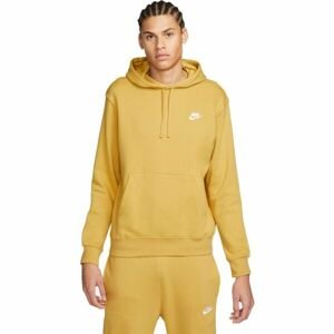 Nike SPORTSWEAR CLUB FLEECE Pánska mikina, žltá, veľkosť 2XL