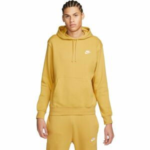 Nike SPORTSWEAR CLUB FLEECE Pánska mikina, žltá, veľkosť S