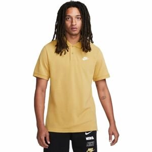 Nike NSW CE POLO MATCHUP PQ M Pánske tričko polo, žltá, veľkosť M