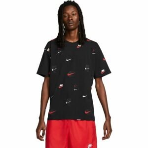 Nike NSW TEE M90 12MO LBR AOP Pánske tričko, čierna, veľkosť XXL