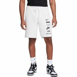Nike CLUB+ FT SHORT MLOGO Pánske šortky, biela, veľkosť L