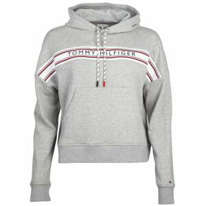 Tommy Hilfiger TH 1985-OH HOODIE PIQUE Pánska mikina, sivá, veľkosť S