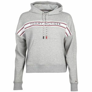 Tommy Hilfiger TH 1985-OH HOODIE PIQUE Pánska mikina, sivá, veľkosť XXL