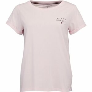 Tommy Hilfiger TH ORIGINAL-SHORT SLEEVE T-SHIRT Dámske tričko, ružová, veľkosť XS