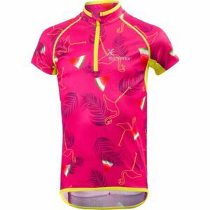 Klimatex SHIRE Detský cyklistický dres, ružová, veľkosť