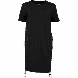 Northfinder ARRERA Dámske oversize šaty, čierna, veľkosť XS