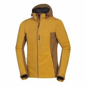 Northfinder BRENSSON Pánska softshellová bunda, žltá, veľkosť XXL