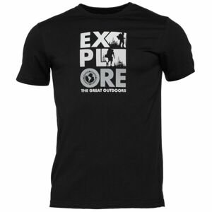 Northfinder EXPLORER Pánske tričko, čierna, veľkosť S