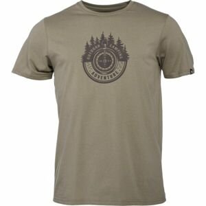 Northfinder COMPASSO Pánske tričko, hnedá, veľkosť XL