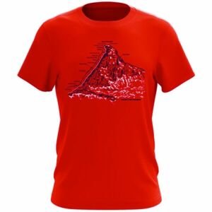 Northfinder JEFFERSON Pánske tričko, červená, veľkosť L