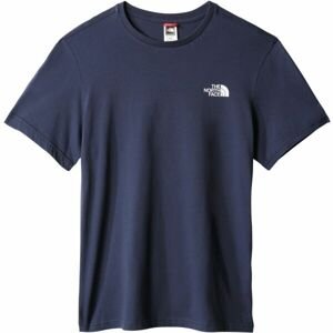The North Face M S/S SIMPLE DOME TEE Pánske tričko s krátkym rukávom, tmavo modrá, veľkosť