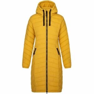 Loap JERUNA Dámsky kabát, žltá, veľkosť L