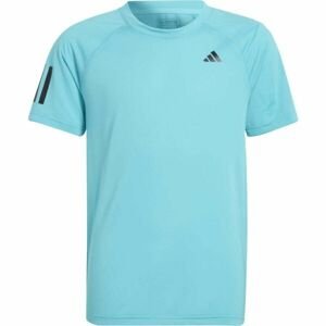 adidas CLUB TEE Dievčenské tenisové tričko, tyrkysová, veľkosť 140