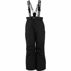 Lewro PAXTON Detské zimné nohavice, čierna, veľkosť 128-134