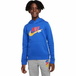 Nike NSW SI FLC PO HOODIE BB Chlapčenská mikina, modrá, veľkosť XL