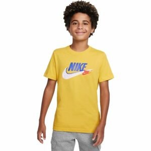 Nike NSW SI SS TEE Chlapčenské tričko, žltá, veľkosť L