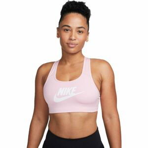 Nike SWSH CB FUTURA GX BRA W Dámska športová podprsenka, ružová, veľkosť XL