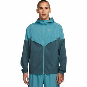 Nike WINDRUNNER Pánska bežecká bunda, tyrkysová, veľkosť M