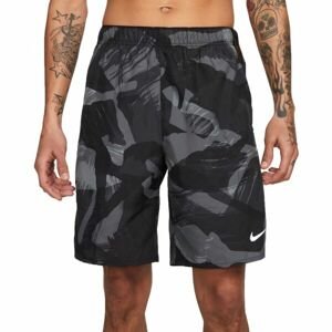 Nike DF CHLNGR 9UL SHORT CAMO Pánske šortky, čierna, veľkosť L