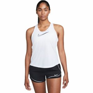 Nike NK ONE DF SWSH HBR TANK Dámske športové tielko, biela, veľkosť