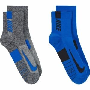 Nike MIKE MULTIPLIER Unisex ponožky, modrá, veľkosť L