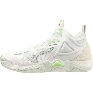 Mizuno WAVE MOMENTUM 3 MID W Dámska halová obuv, biela, veľkosť 38