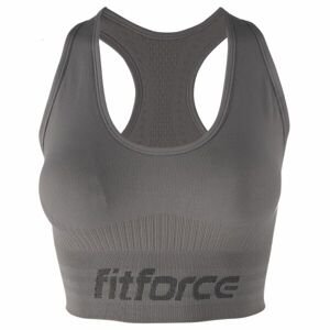 Fitforce SANCY Dámska fitness podprsenka, sivá, veľkosť S