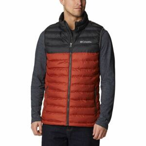 Columbia POWDER LITE VEST Pánska vesta, červená, veľkosť XL