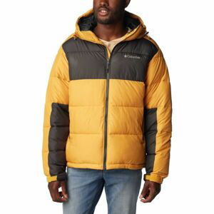 Columbia PIKE LAKE II HOODED JACKET Pánska bunda, žltá, veľkosť L