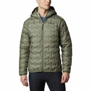 Columbia DELTA RIDGE DOWN HOODED JACKET Pánska zimná bunda, zelená, veľkosť S