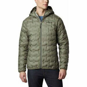 Columbia DELTA RIDGE DOWN HOODED JACKET Pánska zimná bunda, zelená, veľkosť XXL