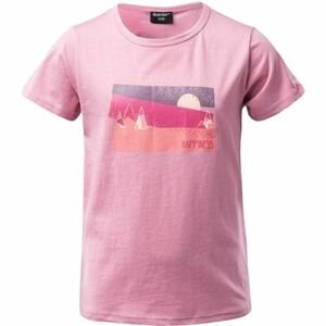 Hi-Tec NELA JRG Dievčenské tričko, ružová, veľkosť 116